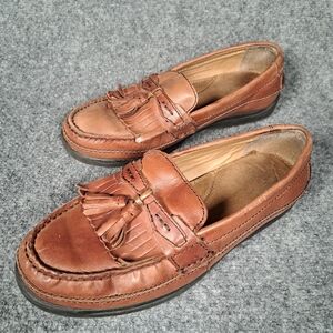 Dockers Mens Sinclair Leather Dress Casual Tassel Slip-on Comfort Loafer Shoe